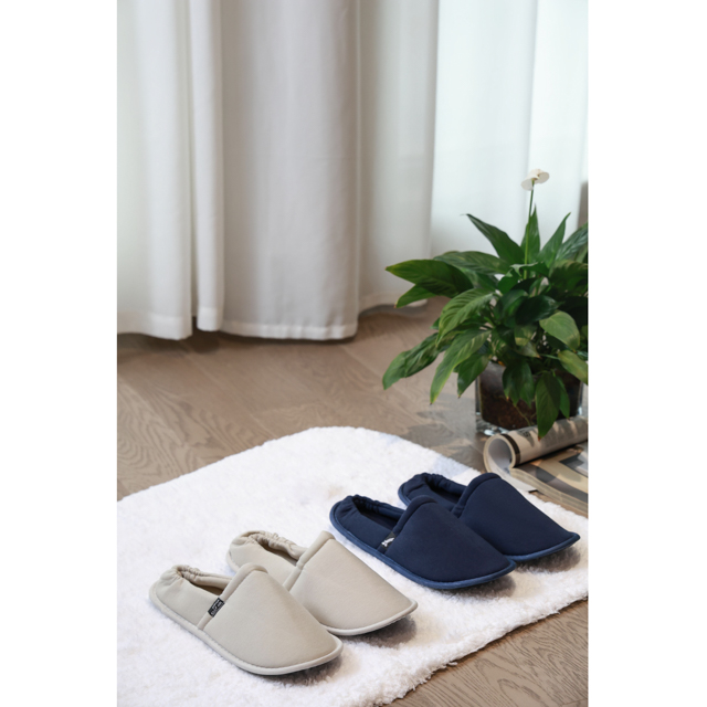 Hotel/Airline disposable kintted fabric slippers