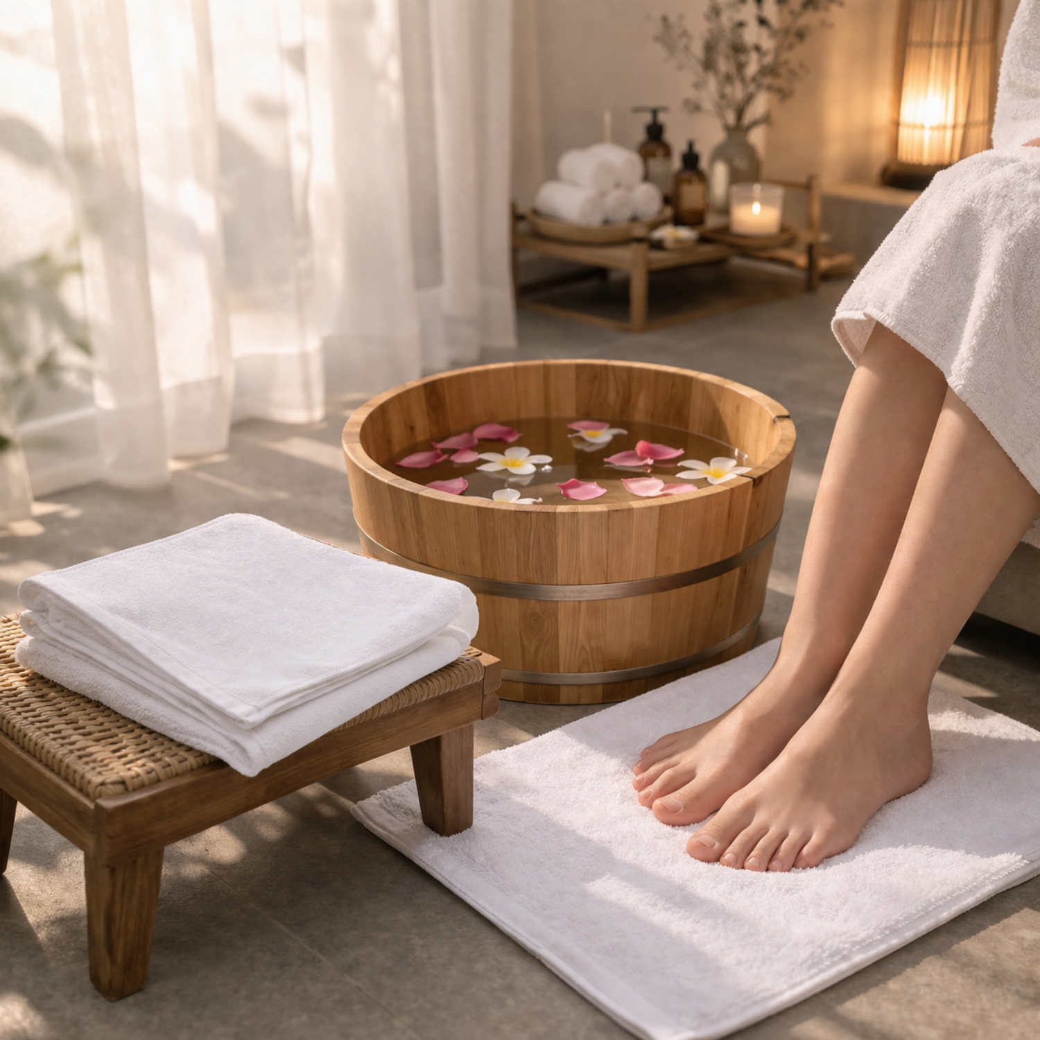 100% Cotton hotel towels are comfortable and durable, suitable for hotels, spas and resorts.