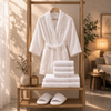 100% Cotton hotel towels are comfortable and durable, suitable for hotels, spas and resorts.