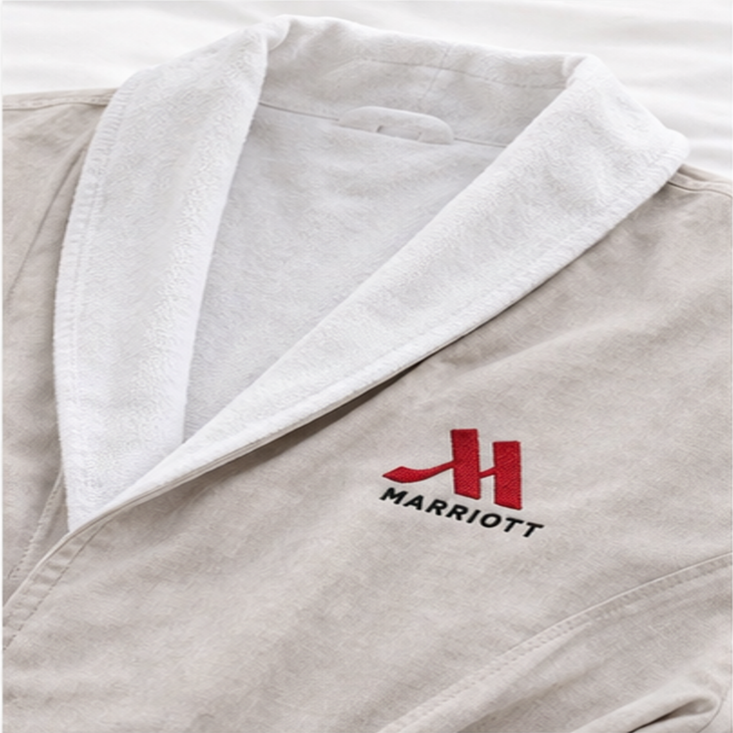 Hotel Bathrobe Double Layer Comfortable Durable Washable for Hotel Spa and Resort