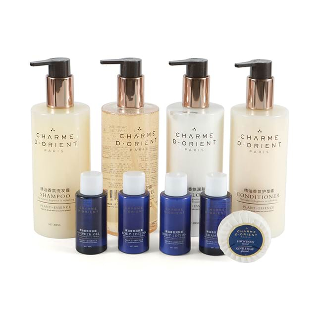 Essential Oil Fragrance Shampoo Shower gel Conditioner and body lotion