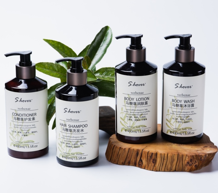 Verbena series shampoo,shower gel,hair conditioner and body lotion