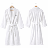 100% Cotton Jacquard Velour Hotel Bathrobe with Shawl Collar for Hotel and Resort