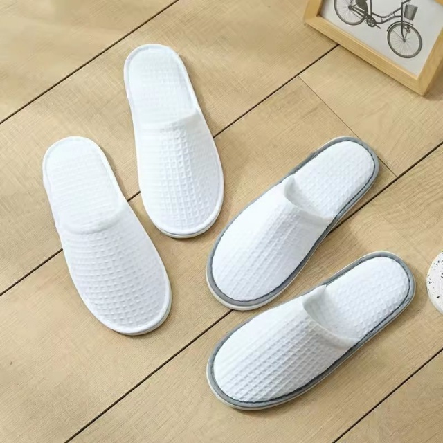 Hotel disposable Waffle Slippers 