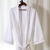  Waffle Shawl Collar Bathrobe