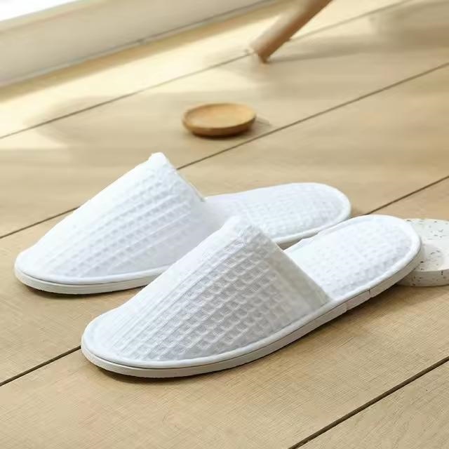 Hotel disposable Waffle Slippers 