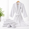 100% Cotton Jacquard Velour Hotel Bathrobe with Shawl Collar for Hotel and Resort