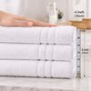 100% Cotton Hotel Towels Soft, Absorbent, and Durable for Hotel, SPA, and Resort Use