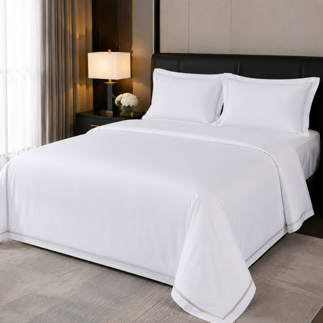 OEM Luxury Hotel Bedding Set Cotton Hotel Bed Linen Duvet Cover Sheet Pillowcase Collection