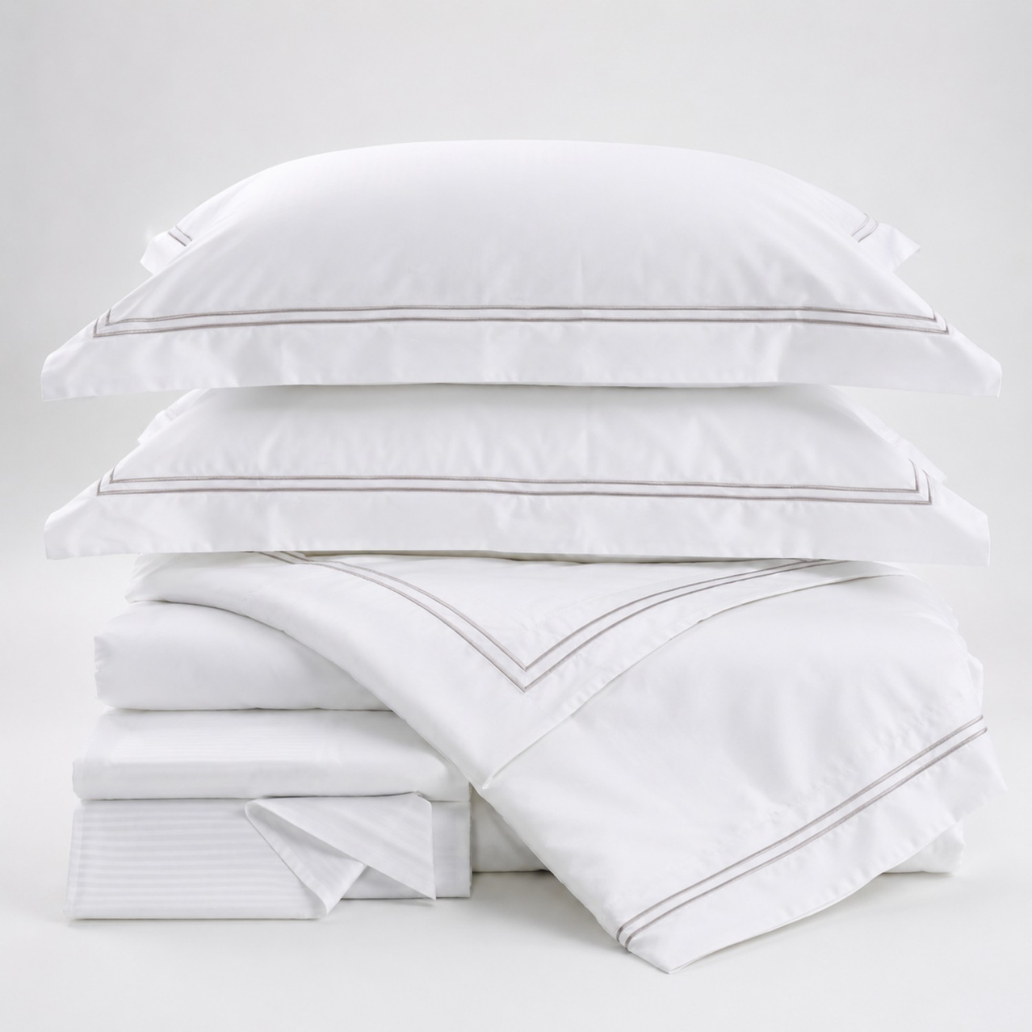 OEM Luxury Hotel Bedding Set Cotton Hotel Bed Linen Duvet Cover Sheet Pillowcase Collection