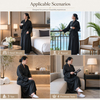Custom Luxury 100% Microfibre Hotel Bathrobe with Embroidered Logo for Hotel, Resort and SPA