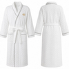 Luxury Hotel Bathrobe Shawl Collar Cotton Bathrobe with Embroidery Logo for Hotel Resort SPA