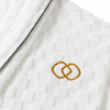Luxury Hotel Bathrobe Shawl Collar Cotton Bathrobe with Embroidery Logo for Hotel Resort SPA