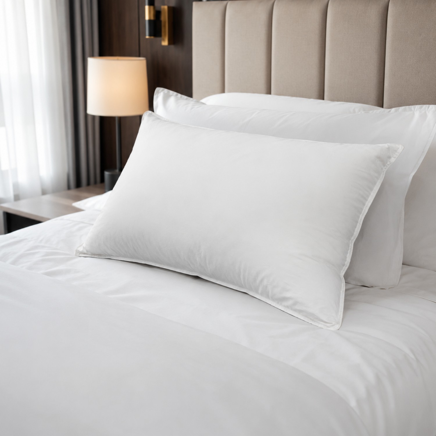 Luxury Hotel Pillow with Custom Filling for Guest Room Bedding