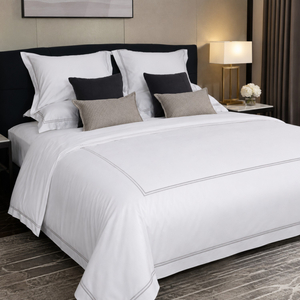 OEM Luxury Hotel Bedding Set Cotton Hotel Bed Linen Duvet Cover Sheet Pillowcase Collection